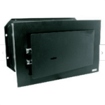 CAJA FUERTE DE PARED MÓVIL EMPOTRADA CON LLAVE 21x31x15 cm EN ACERO HOTEL 312 NK