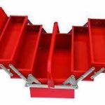 CAJA DE HERRAMIENTAS PORTAHERRAMIENTAS JUEGO DE TRABAJO INCLUIDO 5 COMPARTIMENTOS METÁLICOS caja de bueyes