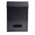 BUZÓN BUZÓN DE CARTAS CORREO CASA DE HIERRO EXTERIOR NEGRO MATE 713vn