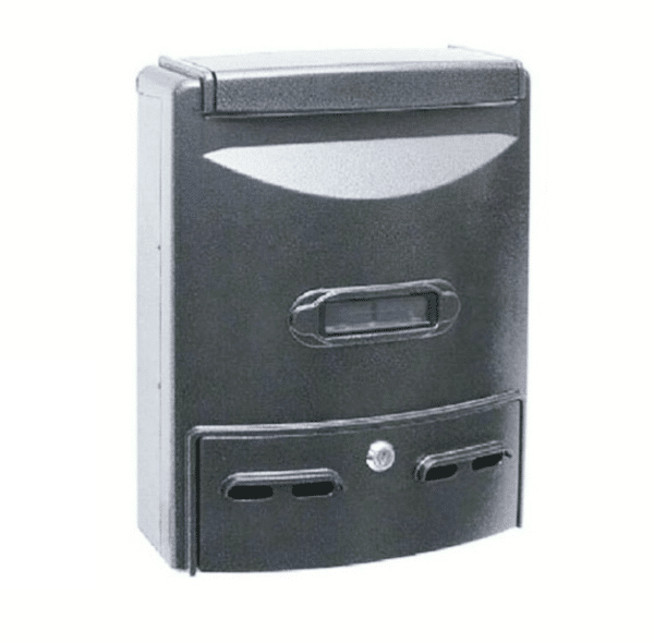 BUZÓN BUZÓN BUZÓN CASA DE HIERRO EXTERIOR GRIS 657vn