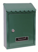 BUZÓN BUZÓN OFICINA DE CORREOS CASA DE HIERRO AL AIRE LIBRE VERDE 527vn