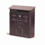 BUZÓN BUZÓN OFICINA DE CORREOS CASA DE HIERRO FORJADO EXTERIOR 23x9xh29cm 319