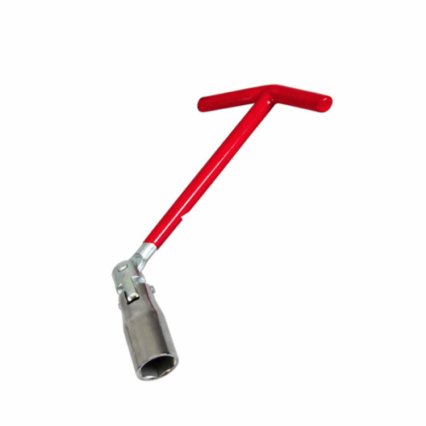 LLAVE 2 EN 1 PARA BUJÍAS EN FORMA DE T CON JUNTA DE 16 - 21 MM DE LONGITUD CON MUELLE DE LLAVE