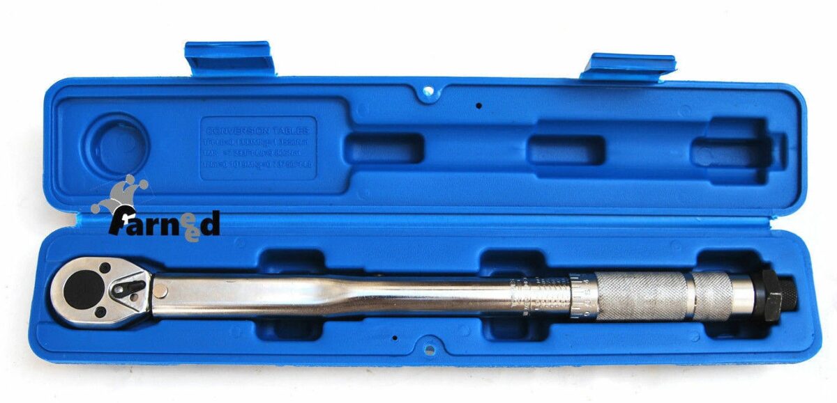 23212 LLAVE DINAMOMÉTRICA AJUSTABLE CARRACA DE COCHE 1/2" 28 210 Nm REVERSIBLE 349