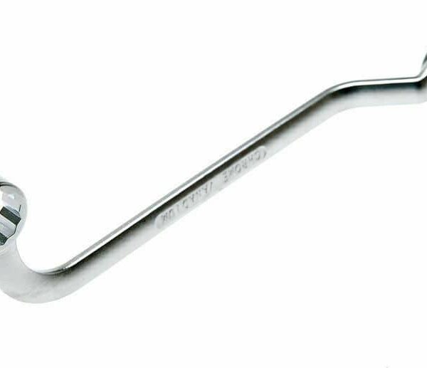 LLAVE DOBLE INYECTORA LLAVES TUBOS TUERCAS POLIGONAL TALLER 14MM DOBLADO CURVO