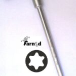 LLAVE TORX PROFESIONAL EN T CROMO VANADIO T25