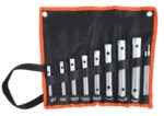 JUEGO DE LLAVES DE TUBO HEXAGONAL 10 PIEZAS 6 A 22 MM LLAVE DE BUJÍA DE ACERO 466A $