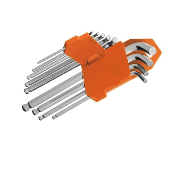 LLAVES HEXAGONALES CORTAS 9 PIEZAS LLAVE ALLEN L LLAVE 1.5 10 MM BOLÍGRAFO 252OX