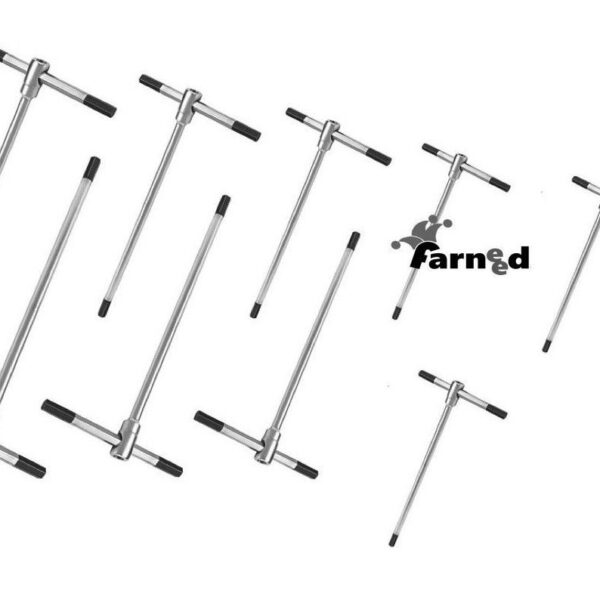 LLAVES HEXAGONALES HEXAGONALES ACERO AL CROMO VANADIO 9 PIEZAS DE 2,5 A 10 MM OX131
