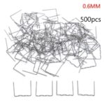 CLAVOS GRAPAS GRAPAS 500PCS SOLDADOR DE PLÁSTICO SOLDADURA PLACAS DE 0,6 mm