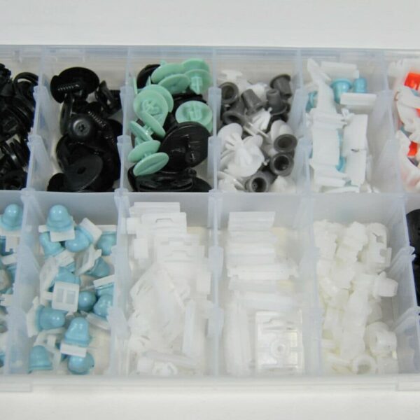 CLIPS DE FIJACIÓN SUJETADORES 160 PIEZAS CARROCERÍA PARACHOQUES PANELES DE REMACHE AUDI 633