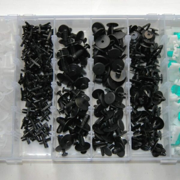 CLIPS DE FIJACIÓN 290 PIEZAS CARROCERÍA PANELES DE PARACHOQUES REMACHES PLÁSTICO 664