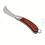 NAVAJA DE BOLSILLO PARA ELECTRICISTA DE ACERO INOXIDABLE HOJA PLEGABLE CURVA 185 MM 711 HO