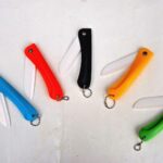 CUCHILLO PORTÁTIL HOJA DE CERÁMICA CUCHILLO DE COLORES ANTIOXIDANTE COCINA 973