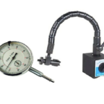 BASE MAGNÉTICA ARTICULADA CON TORNO DE FRESADO DE COMPARADOR CENTESIMAL A2