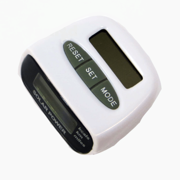 PODÓMETRO SOLAR DIGITAL CONTADOR DE CALORÍAS DIGITAL
