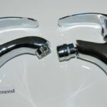 PAR DE GRIFERÍAS LAVABO BIDÉ BAÑO LATÓN CROMADO CON MANGUERAS FLEXIBLES