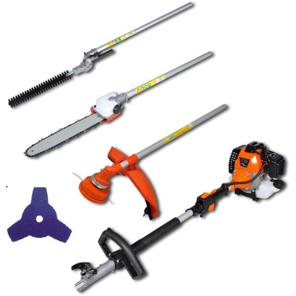 DESBROZADORA POSADORA 4 EN 1 CORTASETOS DE GASOLINA 52 CC FARNEED