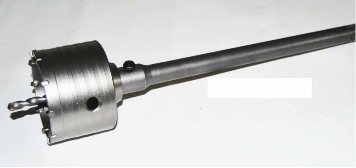 PERFORADORA DE CORONAS MM 160 CON VARILLA SDS MAX 650 MM LADRILLOS DE PARED DE CEMENTO