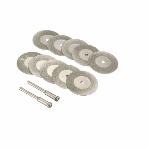 DISCOS DE DIAMANTE PARA DRIMEL 12 PIEZAS DE 30 MM DE DIÁMETRO