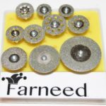 JUEGO DE 10 DISCOS DE DIAMANTE PARA CORTADORAS DE DISCOS METÁLICOS DRIMEL DREMEL