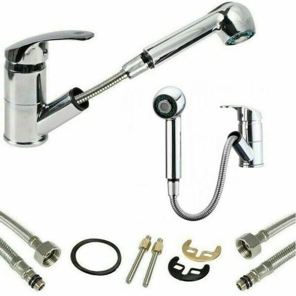 MEZCLADOR DE GRIFO DE FREGADERO DE COCINA CON DUCHA DE MANO DUCHA DE MANO FLEXIBLE 451