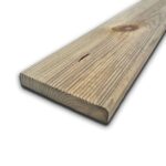 PAVIMENTO DE EXTERIOR TARIMA TABLÓN DE MADERA 2,7x14,5x300 cm IMPREGNADO