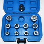 CASQUILLOS 11 PIEZAS EXTRACTORES PARA DESATORNILLAR TORNILLOS TUERCAS DAÑADAS PELADAS SK