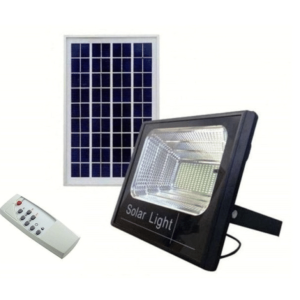 FOCO LED ALIMENTADO POR ENERGÍA SOLAR TWILIGHT PANEL + MANDO A DISTANCIA V TAC 100 W
