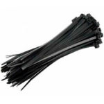 50 PIEZAS BRIDAS DE VELCRO CIERRE DE ARNÉS NEGRO 3,6 x 200 MM 20CM 279