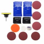 KIT DE RESTAURACIÓN DE FAROS PARA PULIR COCHES LIMPIEZA DE FAROS REGENERA LENTES DE PLÁSTICO 768 visb