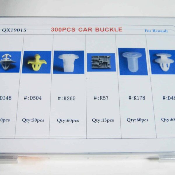 CLIPS DE FIJACIÓN 300 PIEZAS CARROCERÍA PANELES DE PARACHOQUES REMACHES PLÁSTICO RENAULT 701