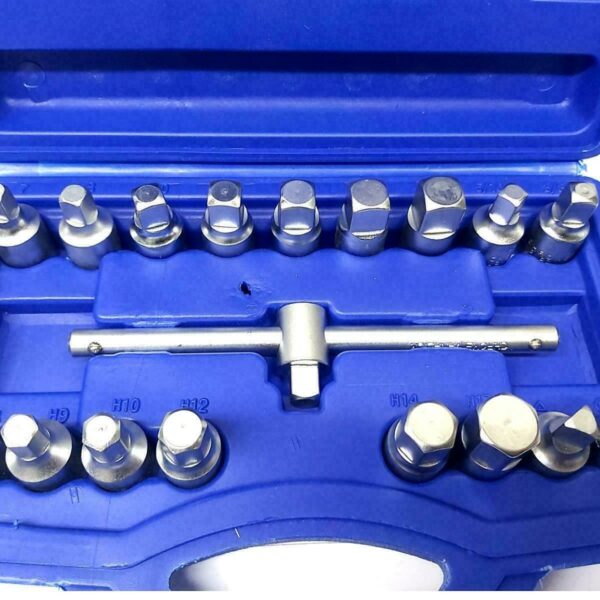 JUEGO DE 18 ENCHUFES TAPÓN DE DRENAJE DEL CÁRTER DE ACEITE TRIÁNGULO HEXAGONAL 727