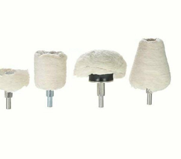 ALMOHADILLAS GIRATORIAS DE FIELTRO PULIDO DE ALGODÓN ACCESORIOS PULIDOR 35MM TALADRO 502