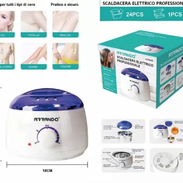 CALENTADOR DE CERA ELÉCTRICO PROFESIONAL ESTUFA DE ENCERADO CALIENTE TERMOSTATO DE CANASTA