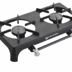 ESTUFA DE GAS DE HIERRO FUNDIDO 2 QUEMADORES ESTUFA DE CAMPING 718 KEMPER