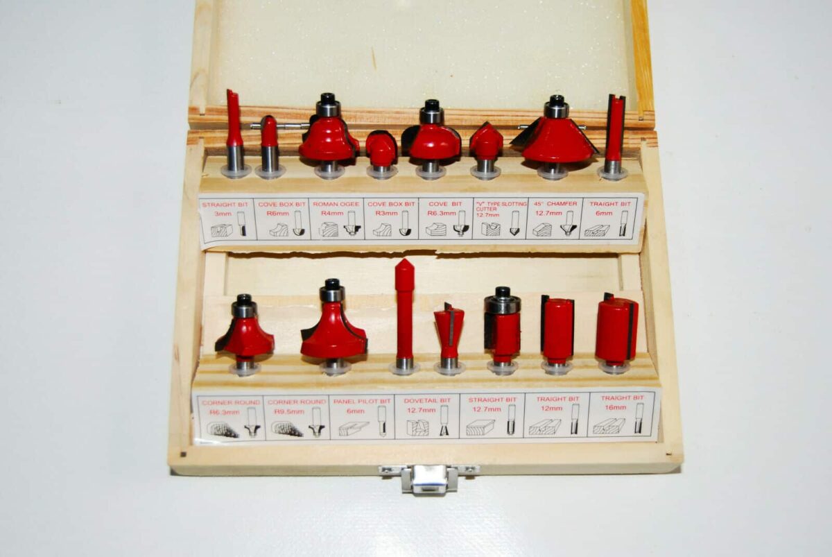 20672 CORTADORES DE PANTÓGRAFO 15 PIEZAS PUNTA FRESA VERTICAL BROCA BORDES DE MADERA 6 MM 748