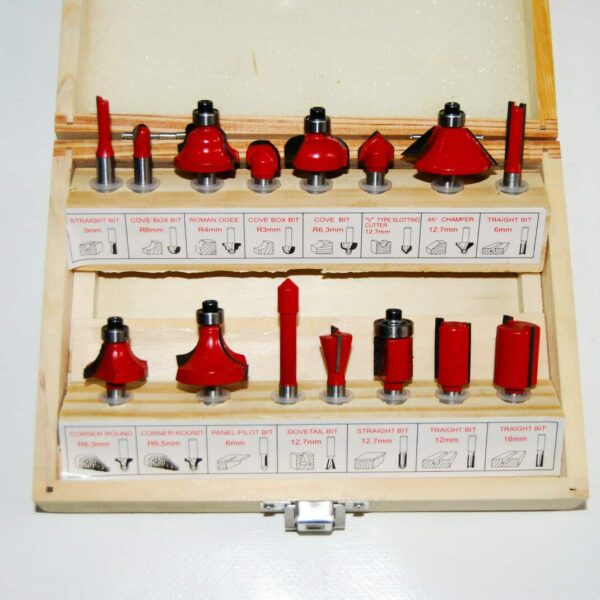 CORTADORES DE PANTÓGRAFO 15 PIEZAS PUNTA FRESA VERTICAL BROCA BORDES DE MADERA 6 MM 748