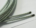 CABLE COMERCIAL CABLE DE ACERO GALVANIZADO 72 HILOS 10 MT 8 MM 2000KG POLIPASTO 158