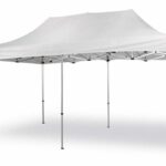 CARPA CENADOR PARA JARDÍN 3X6 IMPERMEABLE CARPA PLEGABLE BLANCA PARA FERIAS