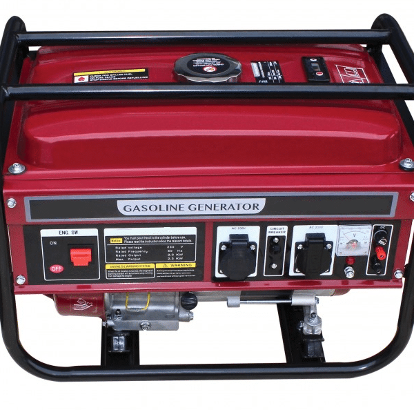 GENERADOR DE ENERGÍA 2.3 KW 2300 W MOTOR DE GASOLINA PORTÁTIL 4 TIEMPOS 2500B sa