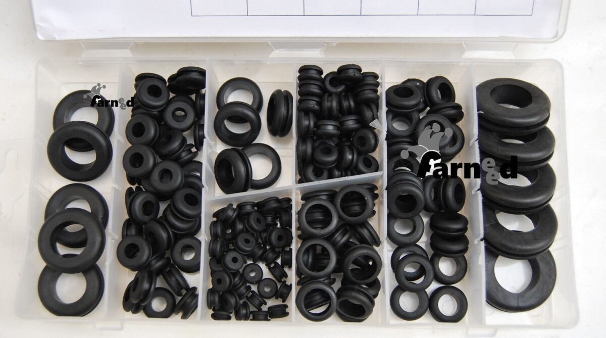 SURTIDO DE 180 PASAMANES PERFORADOS EMPOTRADOS PARA CABLEADO 620 C