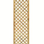 Panel de rejilla de madera impregnada plantas trepadoras decoración balcón 120x180 cm 514