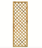 Panel de rejilla de madera impregnada plantas trepadoras decoración balcón 120x180 cm 514