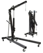 GRÚA HIDRÁULICA GRÚA PESCANTE 2000 KG PLEGABLE 20 Q TALLER MOTORES DE CABRA 2T 209A