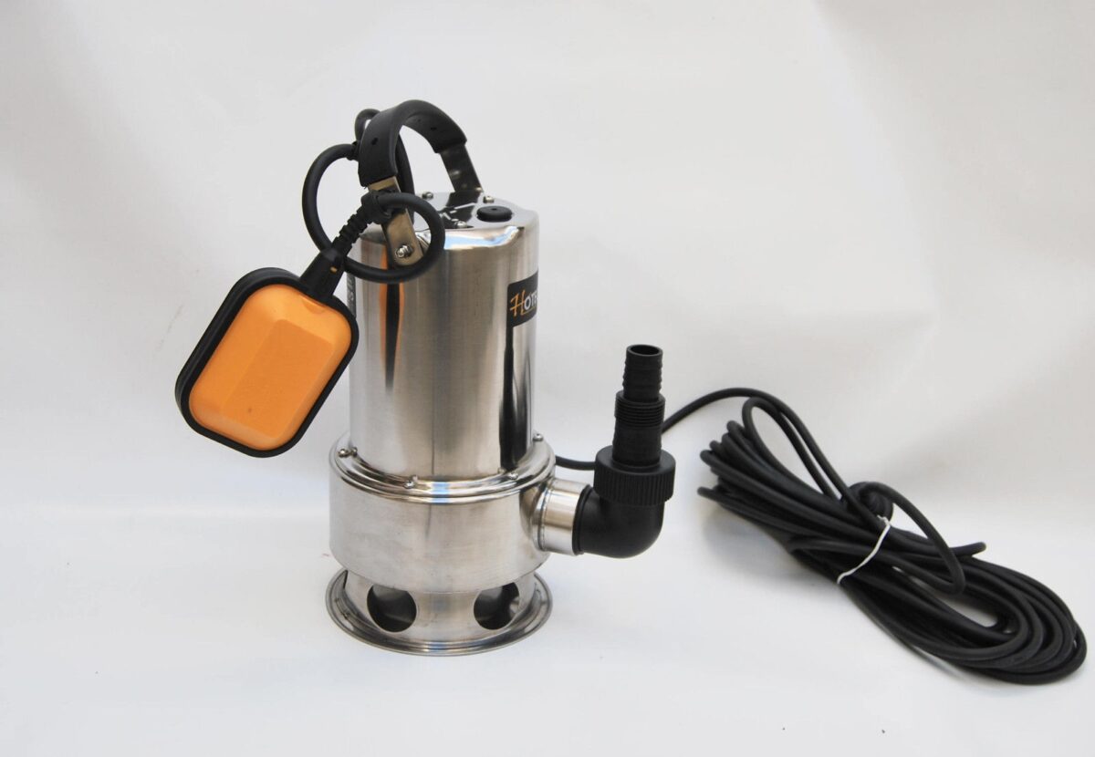 BOMBA SUMERGIBLE SUMERGIBLE ACERO INOXIDABLE 750W AGUA SUCIA CLARA HO