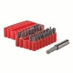 BROCAS 33 PIEZAS MINI BROCA TALADRO DESTORNILLADOR TORX PLANO 25MM