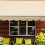 TOLDO BALCÓN BARRA CUADRADA 3x2 MT BEIGE BRAZOS EXTENSIBLES DE ALUMINIO 1803