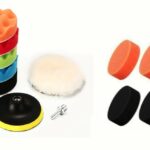 KIT DE PULIDO DE COCHE DISCOS DE ESPONJA ALMOHADILLA 150 MM 6" PULGADAS 11 PIEZAS