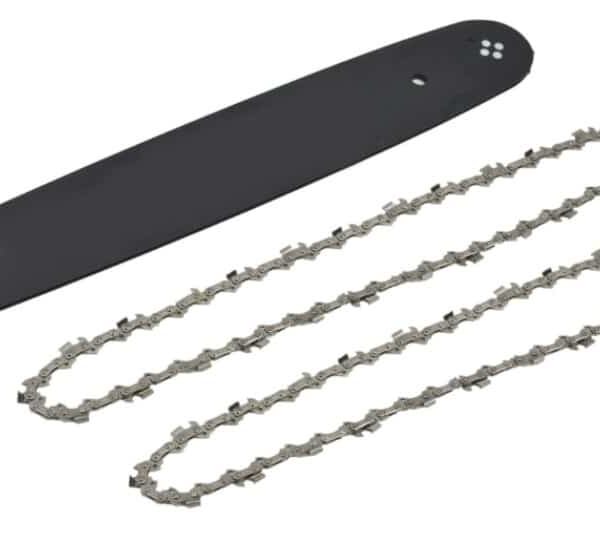 KIT DE HOJA DE BARRA DE MOTOSIERRA CON 2 CADENAS DE 35 CM + PASO DE CADENA DE REPUESTO 3/8" 311a